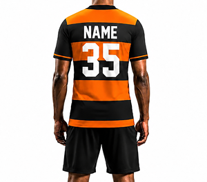 Vêtements de football multicolores, respirants et à séchage rapide, uniformes de football personnalisés pour hommes, vente en gros de Jersey De Soccer - Product Image 3