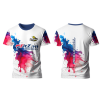 Kaos Olahraga Pickleball Ukuran Besar, Cepat Kering, Bernapas, untuk Pertandingan dan Latihan, Pakaian Aktif USA