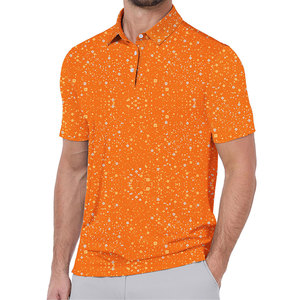 Classic Style Men Sublimation <b>Polo</b> T-Shirt Premium Fabric Breathable Comfortable Elegant Casual Wear For Men - Product Image 3