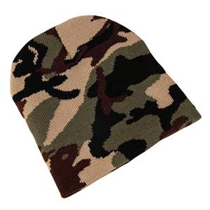 Gorro de Punto de Camuflaje Unisex de Alta Calidad, 100% Acrílico, Gorro de Invierno Informal para Exteriores, para Adultos, 56-58 cm, Patrón de Punto Computarizado - Product Image 4