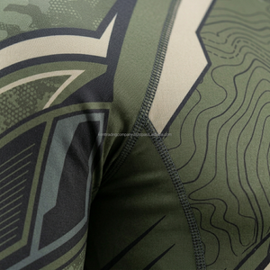 Camiseta de Compresión Personalizada con Sublimación Completa, Marca Privada, Manga Larga, para MMA, BJJ, Grappling, Fabricante de Ropa Deportiva al por Mayor - Product Image 4