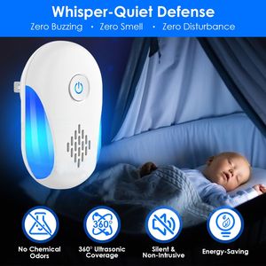 Confezione da 6 Repellenti per Insetti a Doppia Frequenza a Ultrasuoni, Ampia Copertura per Casa, Appartamento, Hotel, Ufficio - Product Image 6