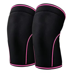 Soft <b>Elasticated</b> Knee Pads Comprehensive Protection Unique Style Solid Color Boxing Knee Pads New Design Boxing Knee Pads - Product Image 4