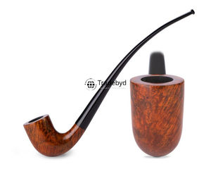 Pipa de Tabaco de Madera Ecológica Premium, Hecha a Mano con Madera Natural, Herramienta Moderna para Fumar con Acabado Lacado por Tradebyd - Product Image 5