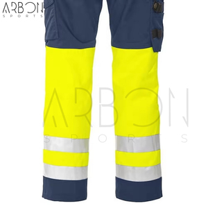 Newest Durable Industrial Good Seller New Trendy OEM ODM Service Heavy Duty Navy Blue Work Safety Pants For Wholesale Rate - Product Image 5