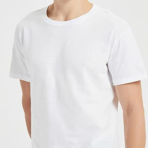 T-shirt en coton pour homme, collection été 2025, à manches courtes, col rond, style américain, motif lettres tendance, anti-boulochage, coupe ample, 100% coton - Product Image 5