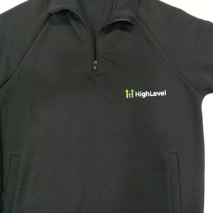 เสื้อกันหนาวคุณภาพสูง ผ้าฝ้ายฟลีซ 100% คอตั้งแบบซิปครึ่งตัว แขนยาวทรงแร็กแลน มีกระเป๋า ระบายอากาศได้ดี ทรงปกติ สำหรับผู้ชาย - Product Image 3