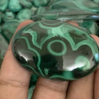 Pierres précieuses de malachite verte naturelle de haute qualité en vrac, cabochons certifiés IGI, effet étoilé, tailles personnalisables, Silver Rida