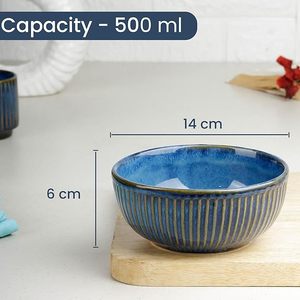 Tazón de Cerámica de la Mejor Calidad, Económico y Duradero, para Servir Sopa, Ensalada, Arroz, Pasta y Uso Diario - Product Image 6