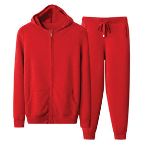 Survêtement de sport décontracté pour homme en polyester, personnalisé par le fabricant OEM, avec sweat à capuche et pantalon de jogging à cordon de serrage, pour la gym et le sport, séchage rapide - Product Image 6