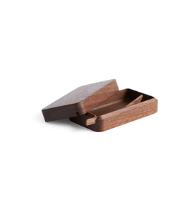Boîte à beurre en bois rectangulaire, conteneur de rangement, plateau en bois pour beurre, couleur unie, cadeaux d'affaires - Product Image 1