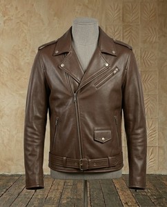 Veste en cuir pour homme, nouvelle collection, design streetwear, qualité supérieure, cuir de vachette. - Product Image 1