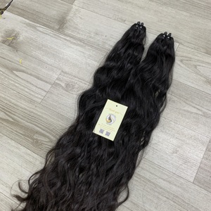 100% Naturel Ondulé Brut Vietnamien Cheveux Bundles Double Dessiné Bundle Extensions de Trame de Cheveux Humains - Product Image 3