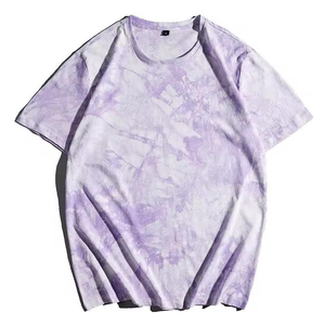 Camisetas Tie Dye para Mujer, 100% Algodón, Lisas, de Verano, para Uso Casual y Urbano, con Diseño de Logotipo Personalizado - Product Image 4
