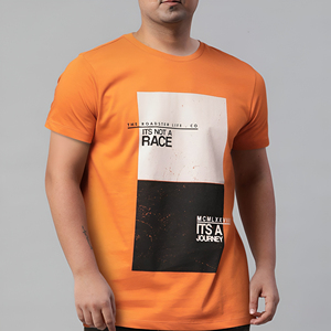 เสื้อยืด OEM ผ้าฝ้าย 100% พิมพ์ลายกราฟิกเต็มตัว ทรงโอเวอร์ไซส์ สำหรับผู้ชาย รับผลิตเสื้อยืดผู้ชายตามสั่ง - Product Image 5