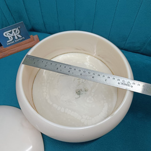 หม้อตุ๋นเรซิ่นทำมือสุดหรู พร้อมฝาปิด ชามเก็บอาหารขนาดใหญ่ อุ่นอาหาร (สไตล์นางฟ้า) สำหรับเสิร์ฟข้าว แกง อาหารร้อนๆ - Product Image 3