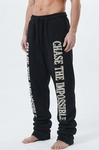 Pantalones Deportivos Personalizados con Cordón en la Cintura, Pantalones Largos de Felpa para Hombre, Estilo Urbano, Pantalones de Invierno de 500 g/m² - Product Image 3