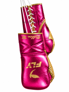 ถุงมือฝึกซ้อมมวยคุณภาพพรีเมียม รุ่น Fly Super Lace Pro X 2 หนังวัวแท้คุณภาพสูง อุปกรณ์มวยคุณภาพเยี่ยม - Product Image 1
