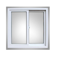Fenêtre à battant en aluminium sur mesure avec verre trempé et profilé en aluminium pour maisons résidentielles, villas et bâtiments commerciaux