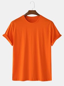 T-shirt à col rond imprimé décontracté avec logo personnalisé, unisexe, design OEM, tissu en polyester/coton de haute qualité, anti-UV - Product Image 2