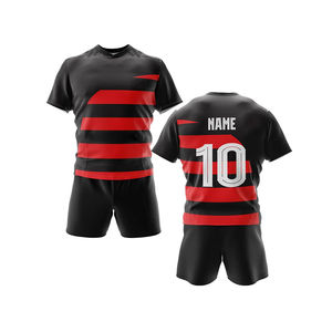 Uniformes de Rugby con Logotipo Personalizado Profesional, MOQ Bajo, Último Diseño en Venta, Conjuntos Deportivos a Bajo Costo - Product Image 1