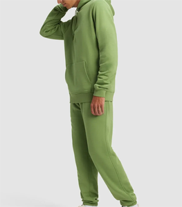 Survêtement de jogging en molleton à capuche pour homme, personnalisé avec logo imprimé, de haute qualité, pour l'hiver, décontracté et uni - Product Image 2