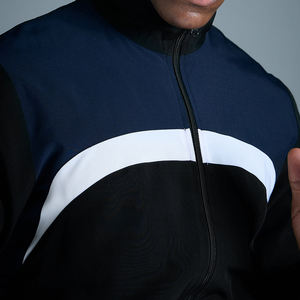 Survêtement décontracté pour homme, coupe-vent, nylon, polyester, léger, respirant, impression de logo personnalisée, vêtements de sport, survêtement uni - Product Image 5