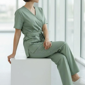 Wholesale Women Scrub Suit With Premium Stitching Soft Fabric Comfortable Design Support And High Quality Finish For Bulk Orders - Product Image 2