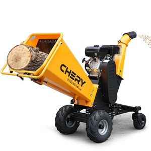 420cc 15hp a Gas 6 pollici 4 ruote legno cipper trituratore trinciatrice con barra di traino/barra di arresto 6 pollici 420cc 15hp Pull Start - Product Image 2