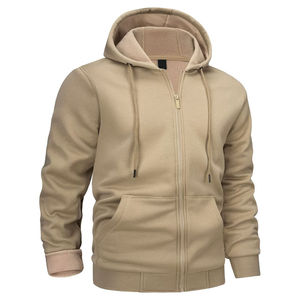 Sudadera con Capucha y Cremallera para Hombre, Ligera, Transpirable, Estilo Urbano, Cómoda para Uso Diario - Product Image 2
