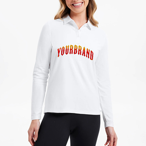 เสื้อโปโลแขนสั้นผ้าฝ้ายพร้อมบริการ OEM 2026 เสื้อโปโลลำลองสำหรับเล่นกีฬาเทนนิส บริการ OEM ระบายอากาศได้ดี คุณภาพพรีเมียม สำหรับผู้หญิง - Product Image 3