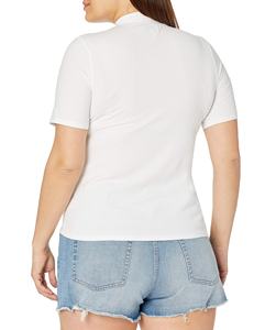 2026 dernier Style décontracté surdimensionné plaine femmes t-shirts vêtements d'été manches courtes femmes T-shirts avec logo personnalisé et taille - Product Image 3