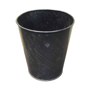 Luxury Embossed Metal Black Waste <b>Bin</b> for Elegant Home Office Bathroom and <b>Bedroom</b> Interiors - Product Image 6