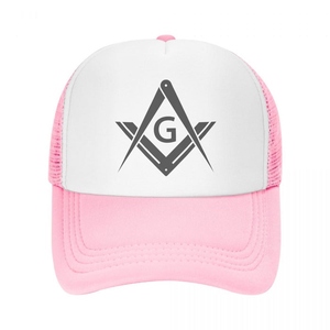 Gorra de béisbol Master Mason Blue Lodge con escuadra y brújula, ajustable, varios colores, de sarga de algodón - Product Image 2