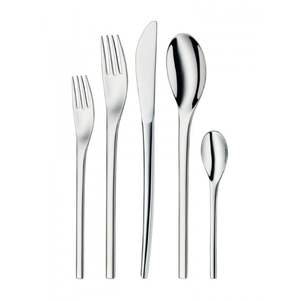 Ensemble de couverts populaires en acier inoxydable, finition miroir, compatibles lave-vaisselle, pour la vaisselle de mariage, en promotion - Product Image 2