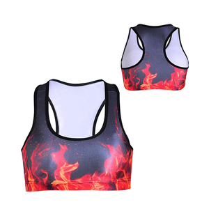 FITME SPORTS Women Solid Plaid Racerback Sports Bra Medium Support Breathable Quick Dry Spandex/Nylon Yoga Fitness Workout <b>Top</b> - Product Image 4