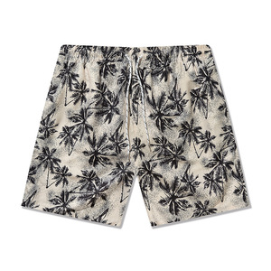 Shorts de bain personnalisés pour hommes, tissu Oxford à séchage rapide, anti-UV, respirant, avec poche, imprimé, polyester et élasthanne - Product Image 6