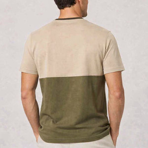 เสื้อยืดผู้ชายน้ำหนักเบา ผ้าถักจากฝ้าย 100% สำหรับออกกำลังกาย กิจกรรมกลางแจ้ง และสวมใส่ทุกวัน ให้ความนุ่มสบาย ดีไซน์ทันสมัย - Product Image 4