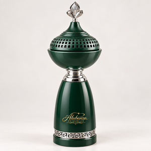 ALABANZA ENTERPRISES Quemador de Incienso de Metal de Lujo con Tapa Decorativa, Ecológico, para Todas las Estaciones, Aromático, Estilo Indio Moderno - Product Image 1