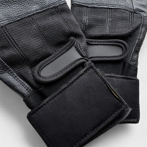 Gants de sport en cuir de haute qualité, couleur noire, résistants, pour entraînement, fitness, musculation, hommes et femmes - Product Image 5