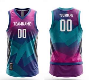 Uniformes de baloncesto de último diseño para hombre, conjuntos personalizados con nombre y número del equipo, uniforme deportivo de baloncesto a la venta en línea - Product Image 5