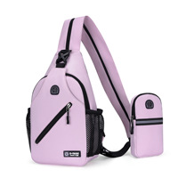 Sac à dos et sac de poitrine multifonctionnel Eastshine 2026 tendance – Étudiant, imperméable, en tissu Oxford, fermeture éclair, grande capacité