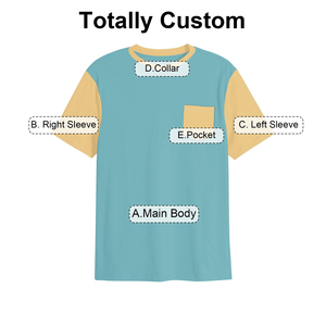 T-shirt Hip-Hop Premium pour Homme Tissu Doux Look Urbain Moderne - Product Image 3