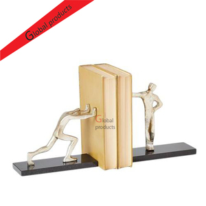 Sujetalibros de Metal con Diseño Exclusivo de Figura Humana para Oficina en Casa, Elegante Soporte para Libros de Madera y Metal con Diseño Humano - Product Image 1