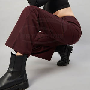 Pantalones Caro transpirables con servicio OEM para mujer, pantalones Caro ligeros para mujer, pantalones Caro de Color sólido para mujer - Product Image 5