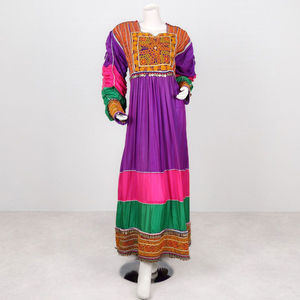 Traje Tradicional Pakistaní de 3 Piezas, Vestido Afgano Largo hasta el Suelo con Decoración de Encaje, Costura Personalizada para Bodas Formales - Product Image 2