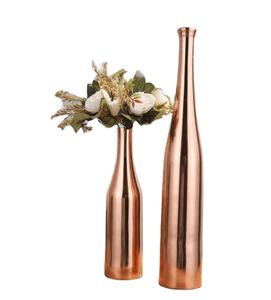 Haute qualité Design moderne fonte d'aluminium intérieur affichage Pots de fleurs belle qualité Vases pour mariage maison salon décor - Product Image 5