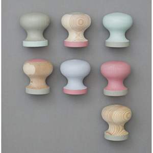 ลูกบิดลิ้นชักเรซิ่นและไม้ลายศิลปะหลากหลายแบบสำหรับจัดระเบียบตู้ - Product Image 4