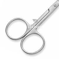 Ciseaux à cuticules professionnels en acier inoxydable de haute qualité, tranchants, droits, pour droitiers, outil de manucure et pédicure pour peaux mortes