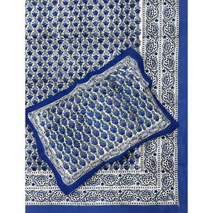 Sábana Plana de Algodón con Estampado Geométrico de Doble Color Blanco, 200 Hilos, Transpirable, para Uso Doméstico, Hotelero y de Lujo - Product Image 1